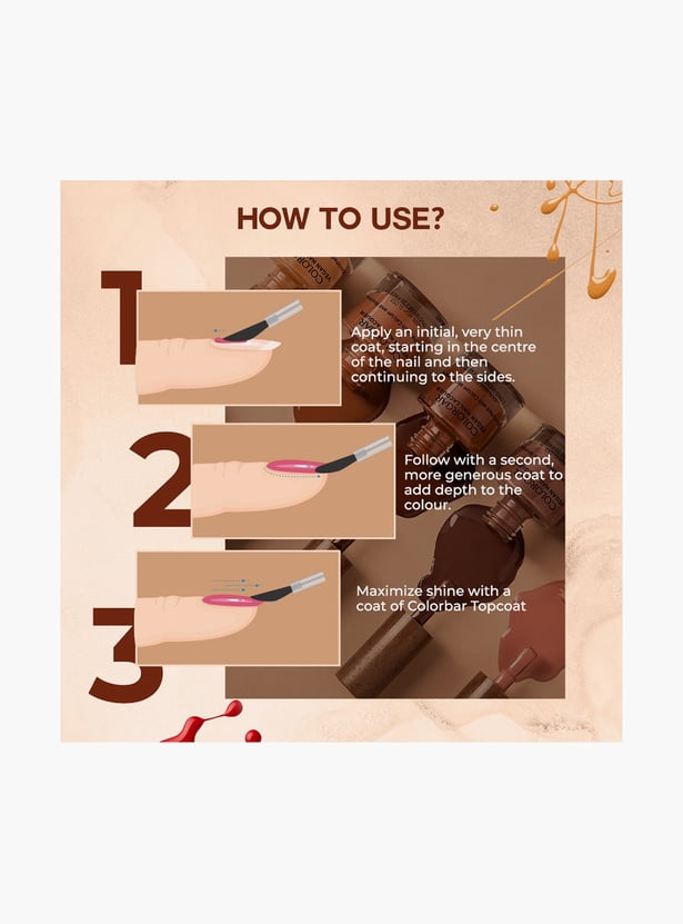 COLORBAR Vegan Nail Lacquer - Rustic-047 - 8ml