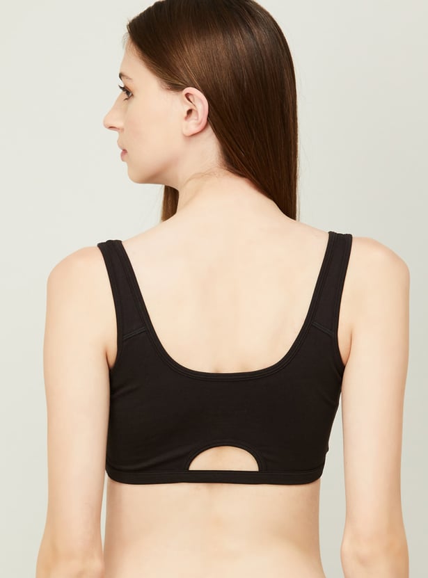 GINGER Women Solid Non-Wired Bra - Pack of 2