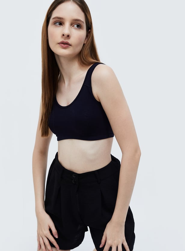 GINGER Women Solid Non-Wired Bra - Pack of 2