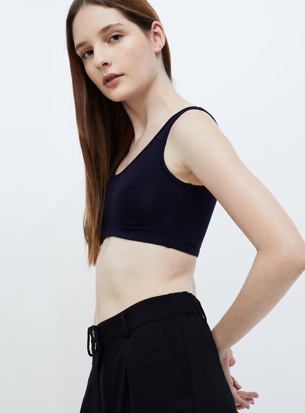 GINGER Women Solid Non-Wired Bra - Pack of 2