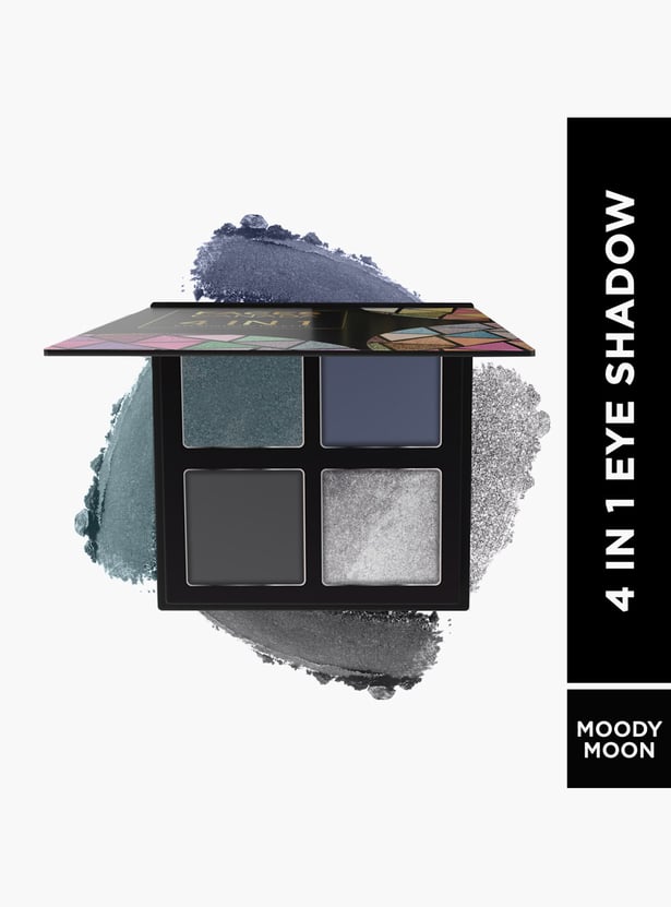 FACES CANADA 4 in 1 Eyeshadow Palette - Moody Moon - 06 - 4.8gm
