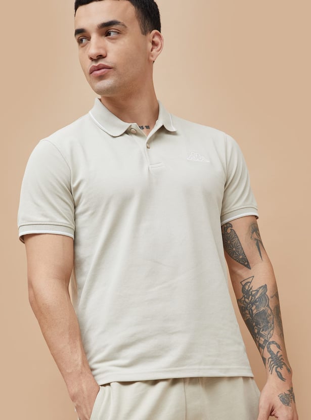 KAPPA Solid Sports Polo T-shirt