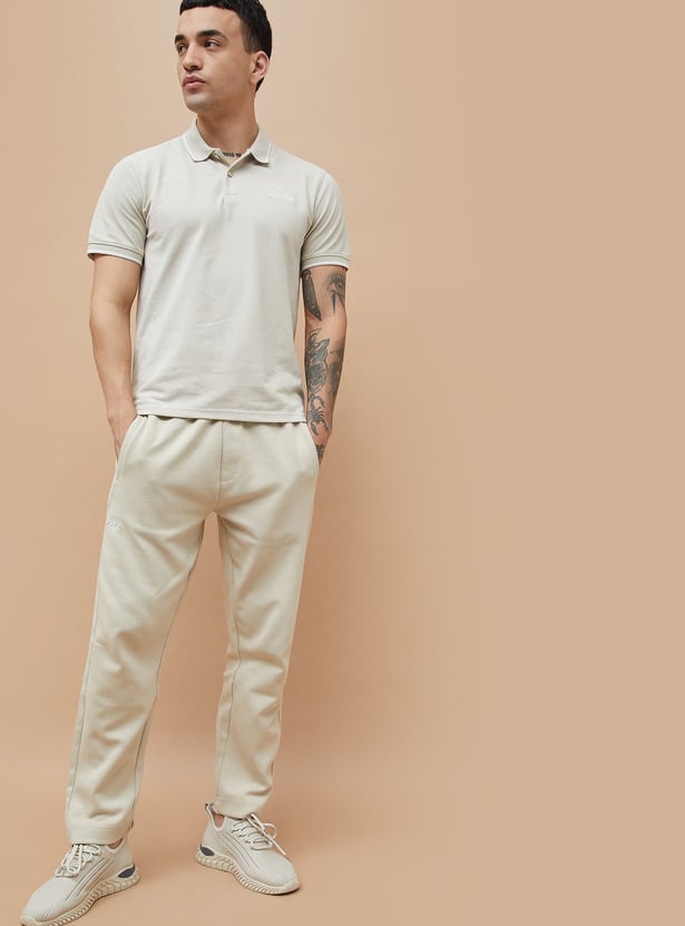 KAPPA Solid Sports Polo T-shirt
