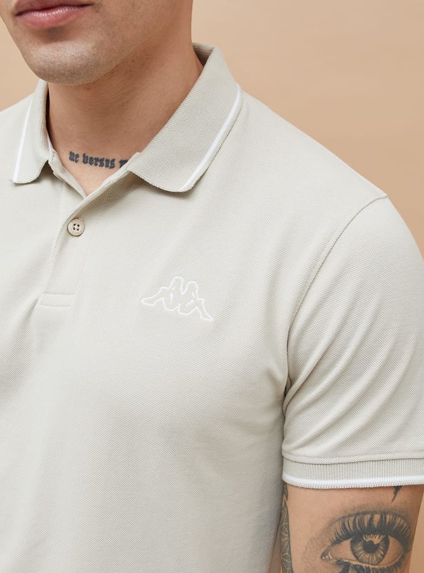 KAPPA Solid Sports Polo T-shirt