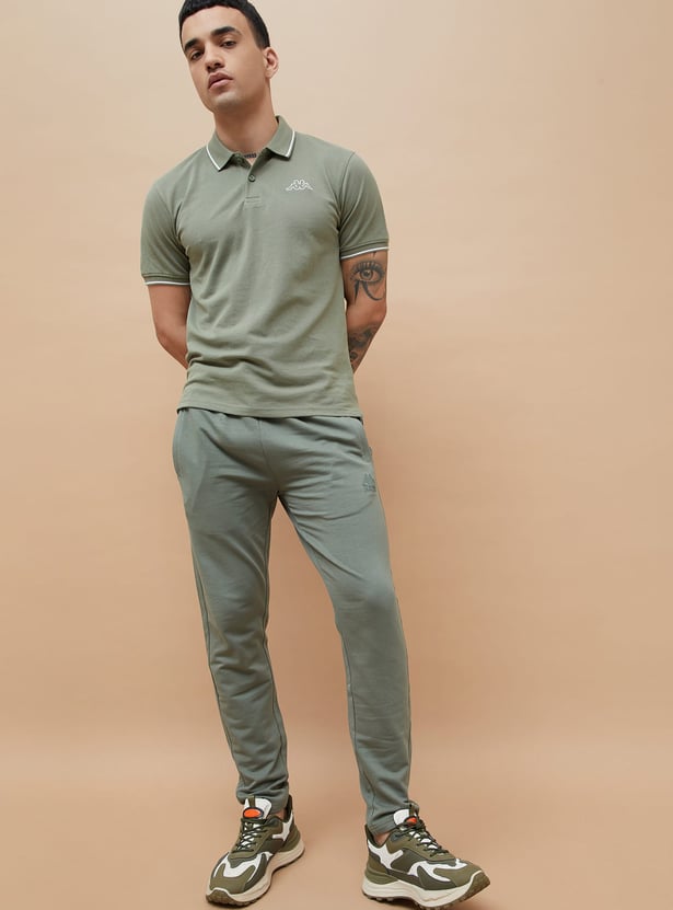 KAPPA Solid Sports Polo T-shirt