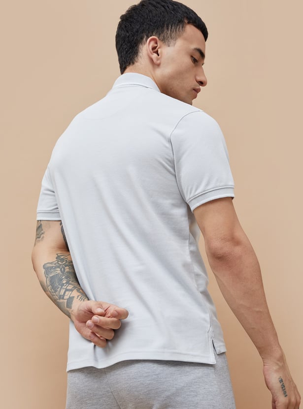 KAPPA Solid Sports Polo T-shirt