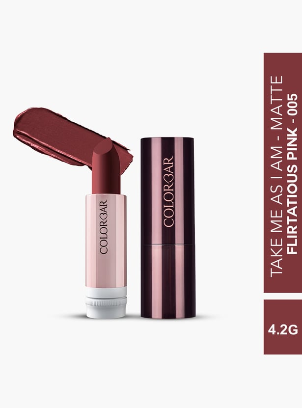 COLORBAR Take Me as I Am Vegan Matte Lipstick Refill - Flirtatious Pink 005 - 4.2g