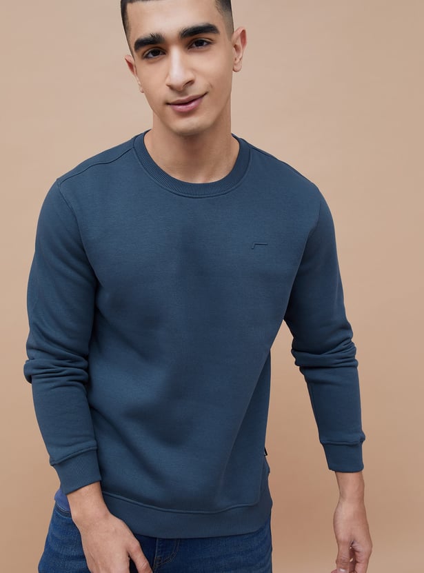 FAME FOREVER Solid Sweatshirt