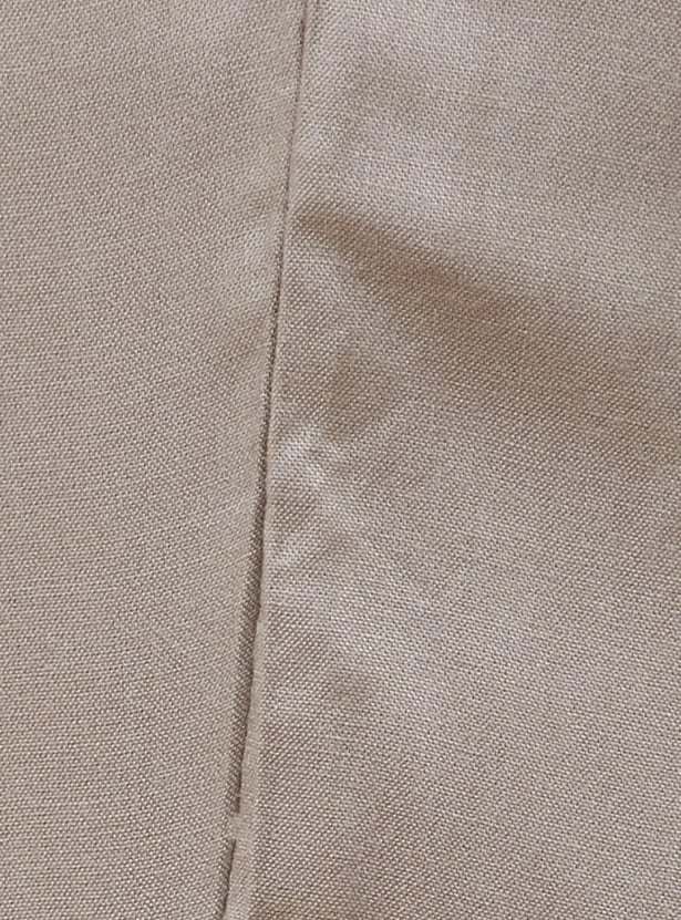 MELANGE Solid Straight Pants