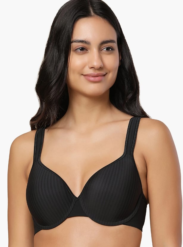 TRIUMPH Striped Padded Wired Push-Up Bra