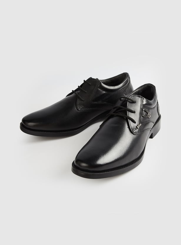LEE COOPER Solid Lace-Up Derby Shoes