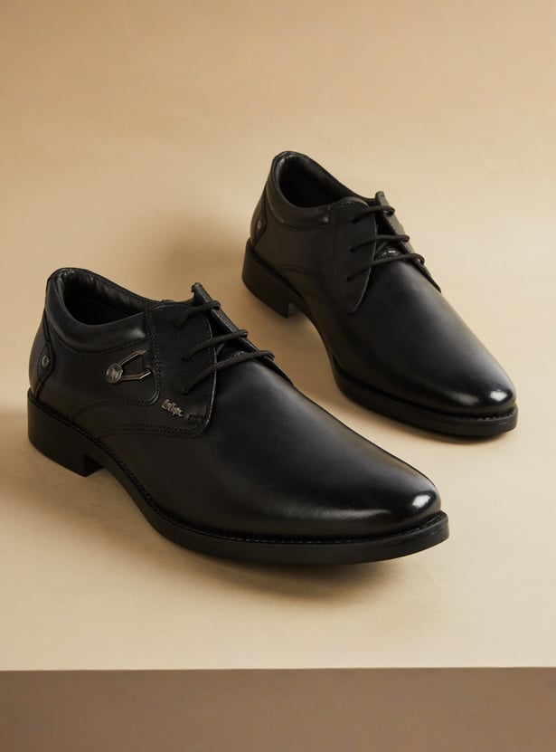 LEE COOPER Solid Lace-Up Derby Shoes