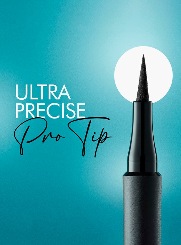 LAKME Eyeconic Pro Brush Liner - Black - 1.2ml