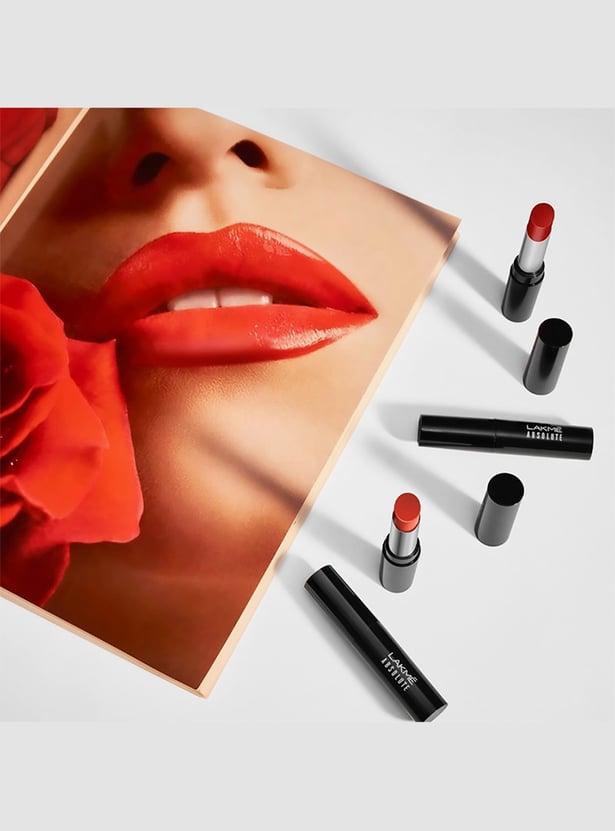 LAKME Absolute Skin Dew Satin Lipstick - 102 Nude Rose - 3.4g