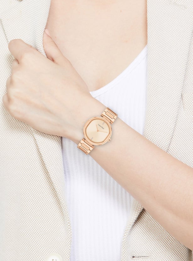 CALVIN KLEIN Sensation Women Analog Watch with Metal Strap - 25200431
