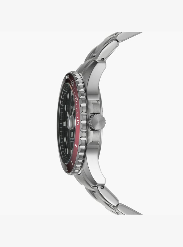 FOSSIL Blue Men Analog Watch with Stainless Steel Strap - FS6013I