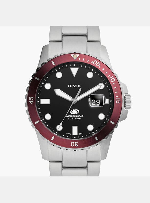 FOSSIL Blue Men Analog Watch with Stainless Steel Strap - FS6013I