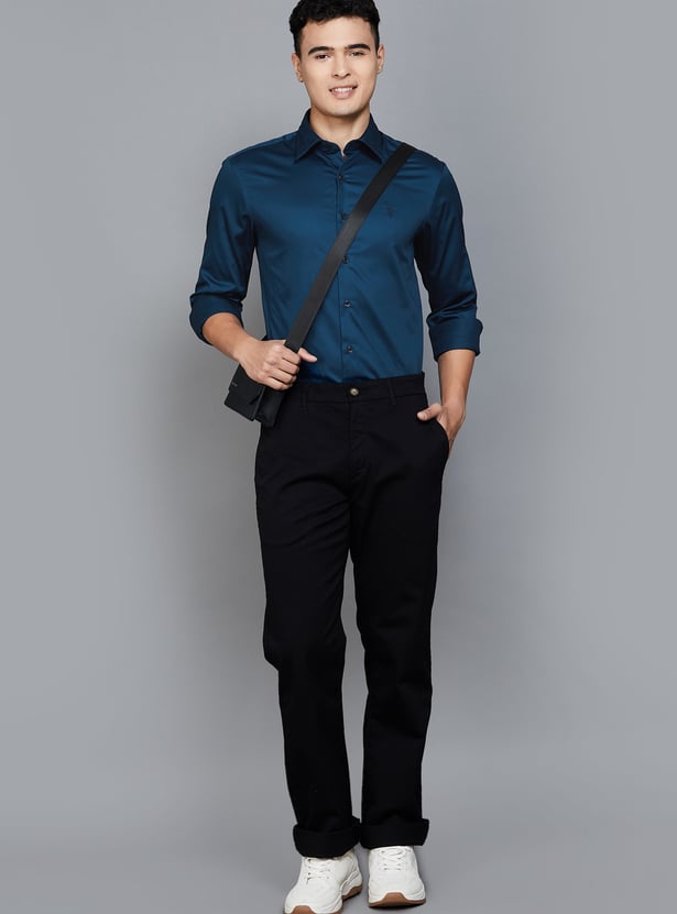 US POLO ASSN Solid Regular Fit Shirt
