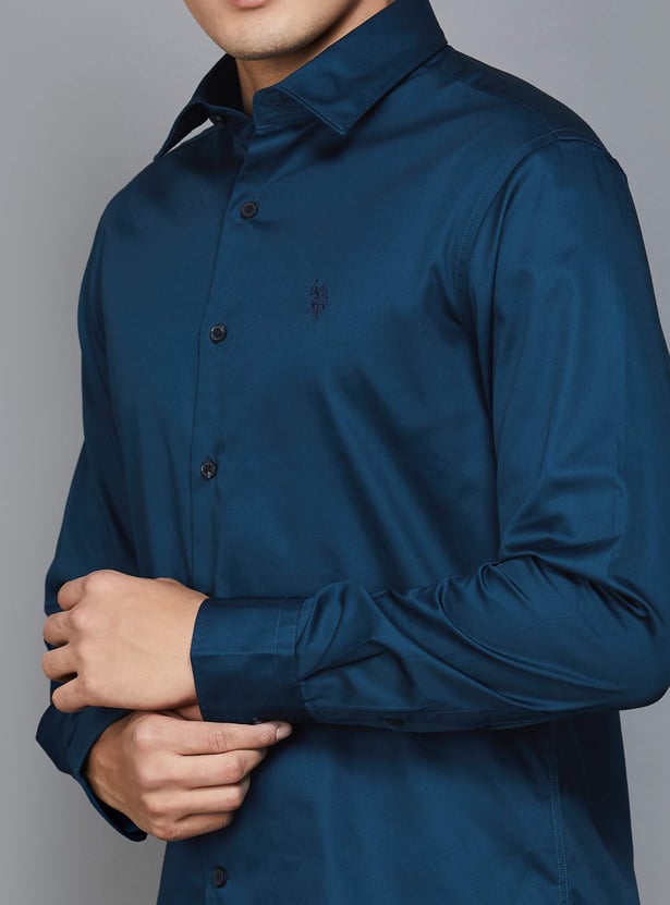 US POLO ASSN Solid Regular Fit Shirt