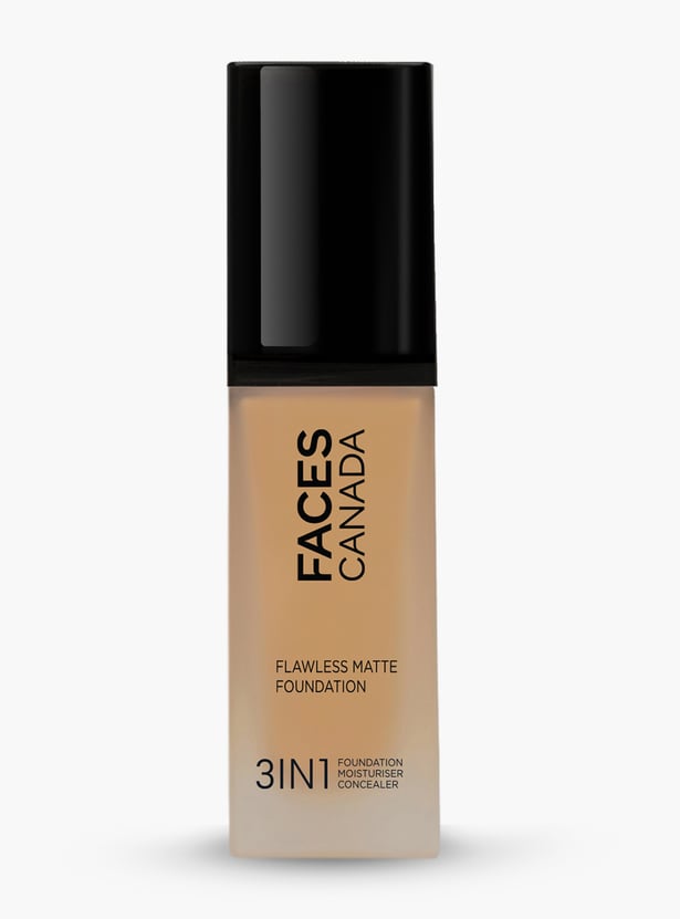 FACES CANADA Flawless 3-in-1 Matte Foundation - Soft Sand 041 - 30ml