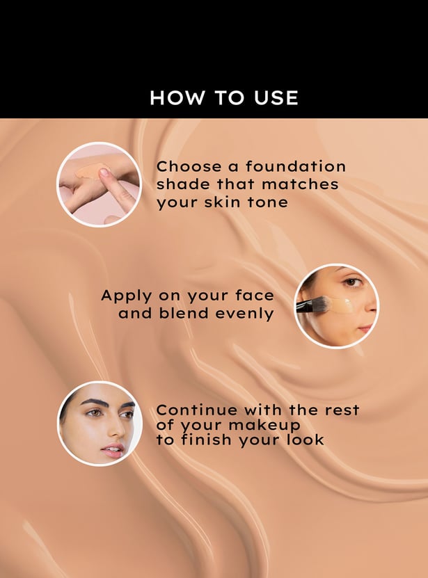 FACES CANADA Flawless 3-in-1 Matte Foundation - Warm Sand 042 - 30ml