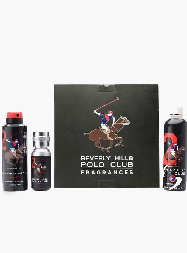 BEVERLY HILLS POLO CLUB Masstige Gift Pack - Deo EDT & Shower Cream