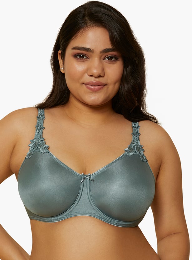 TRIUMPH Floral Lace Non-Padded Wired Minimizer Bra