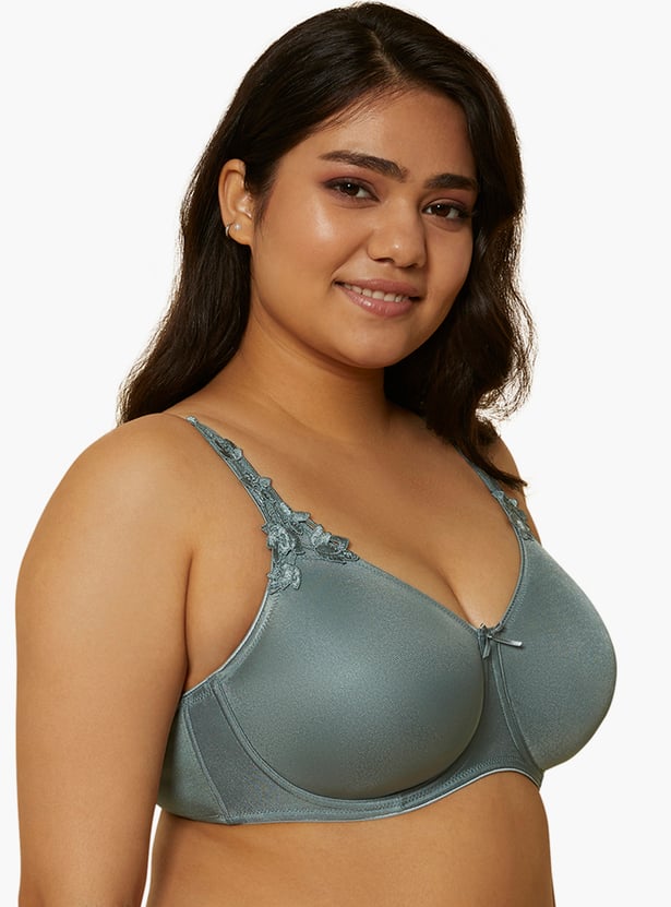 TRIUMPH Floral Lace Non-Padded Wired Minimizer Bra