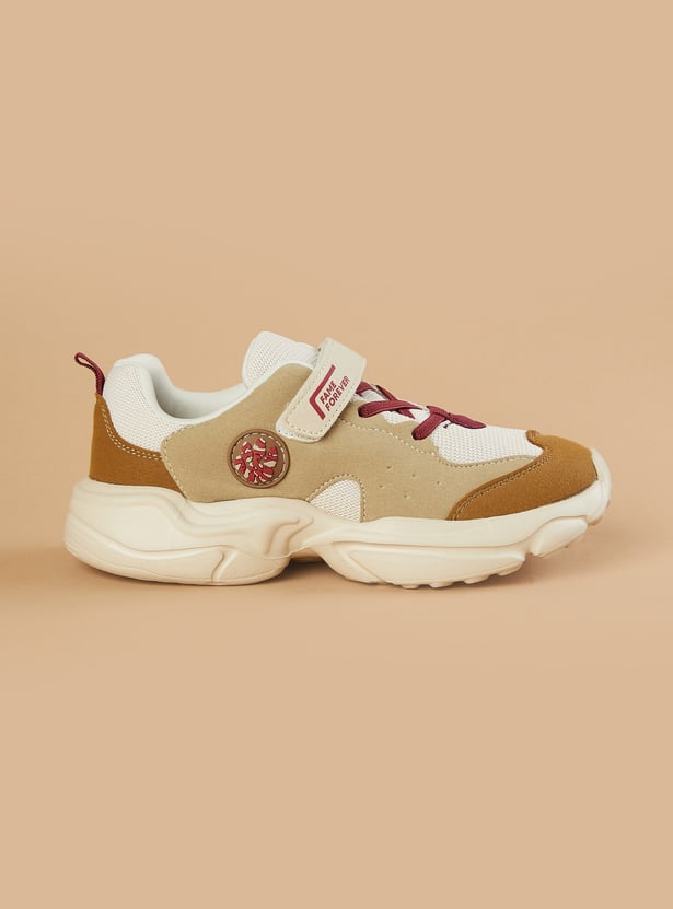 FAME FOREVER Boys Colourblock Lace-Up Sneakers