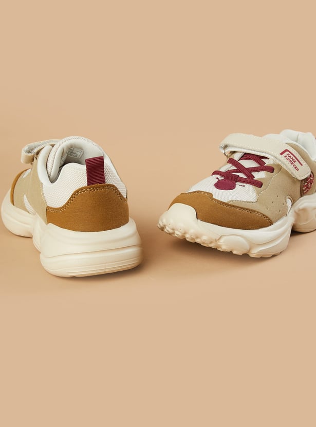 FAME FOREVER Boys Colourblock Lace-Up Sneakers