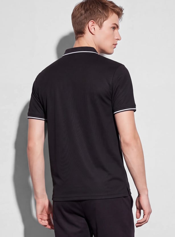 FAME FOREVER ACTIVE Solid Regular Fit Polo T-shirt