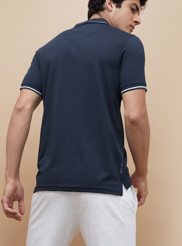 FAME FOREVER ACTIVE Solid Regular Fit Polo T-shirt