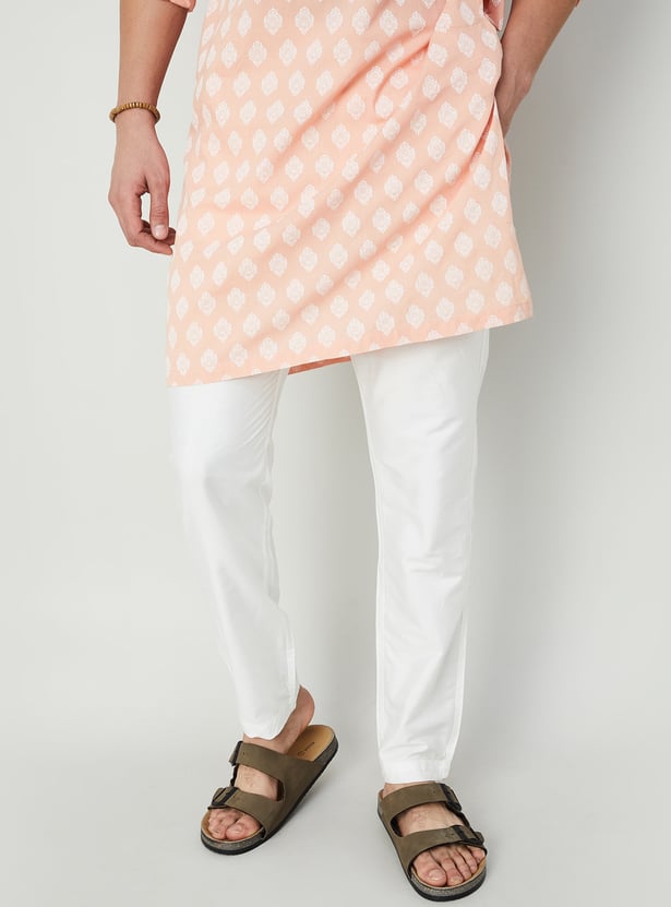 MELANGE Solid Ethnic Pants