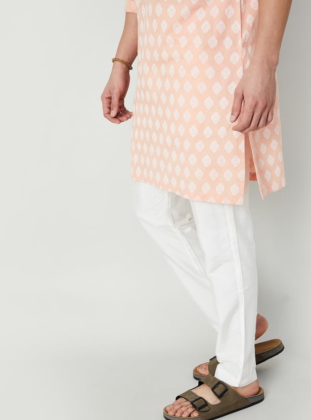 MELANGE Solid Ethnic Pants