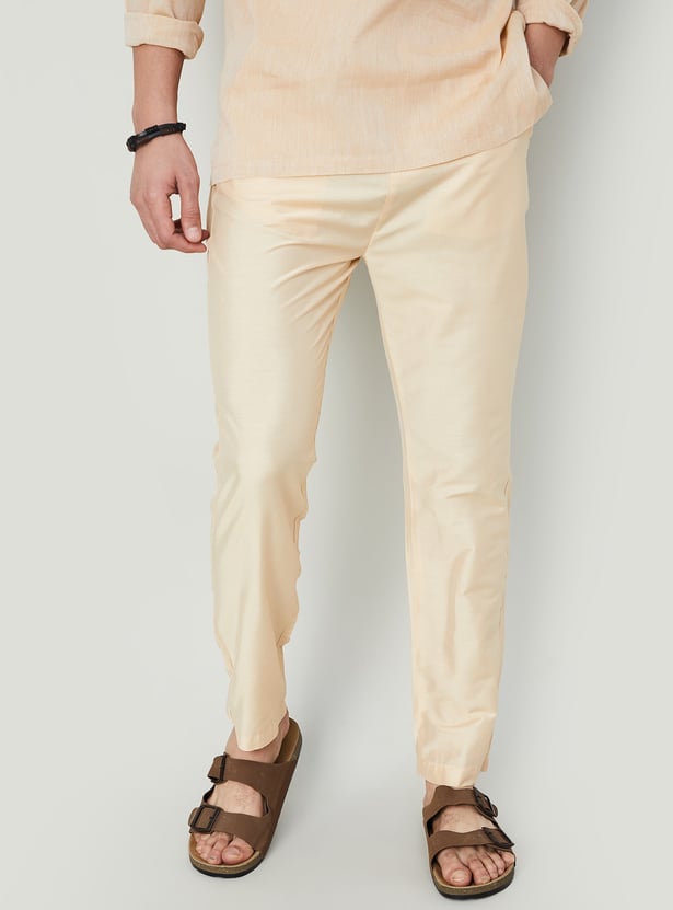 MELANGE Solid Ethnic Pants