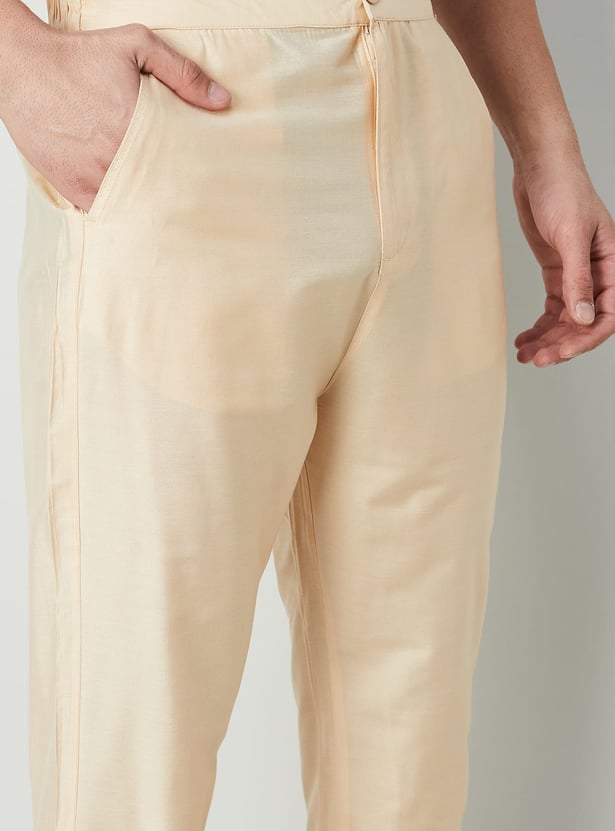 MELANGE Solid Ethnic Pants