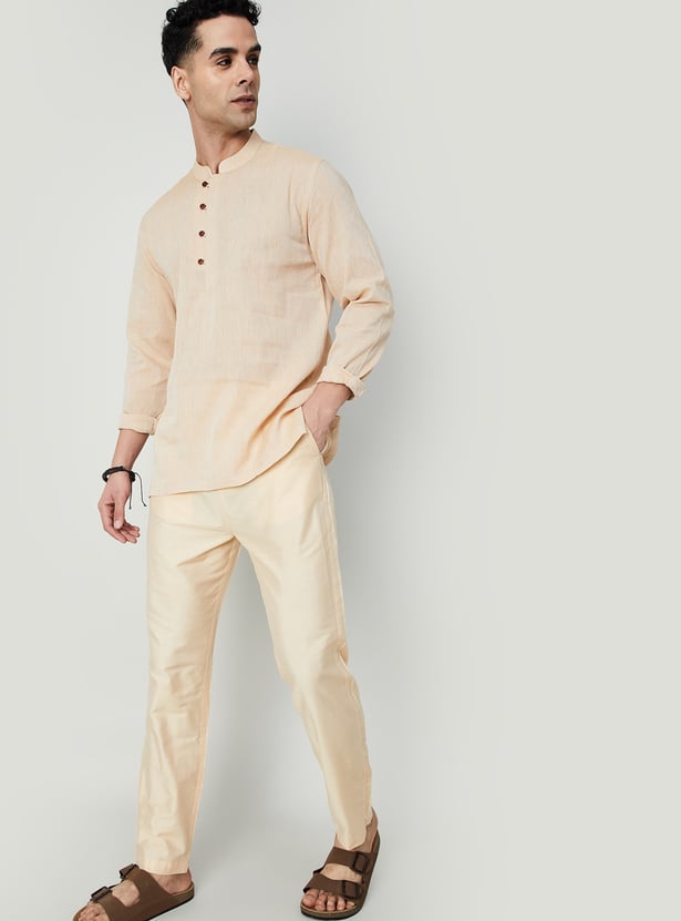 MELANGE Solid Ethnic Pants