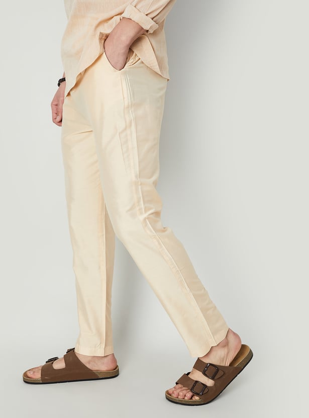 MELANGE Solid Ethnic Pants