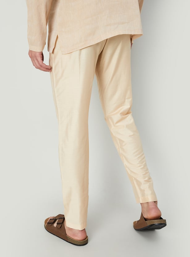 MELANGE Solid Ethnic Pants