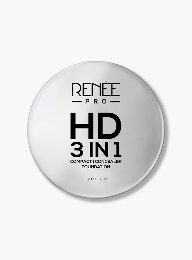 RENEE Pro HD 3-In-1 Compact, Concealer & Foundation - Ivorie - 9g