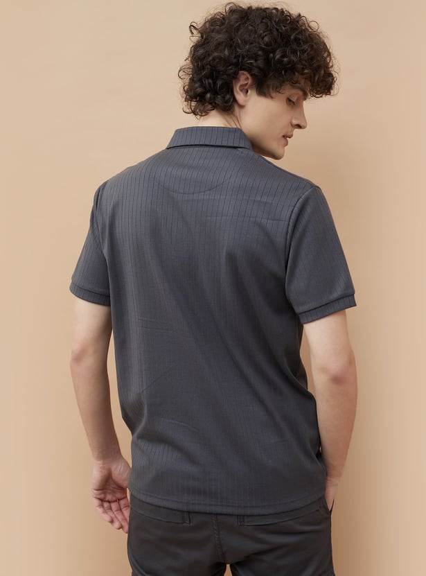BOSSINI Striped Slim Fit Polo T-shirt