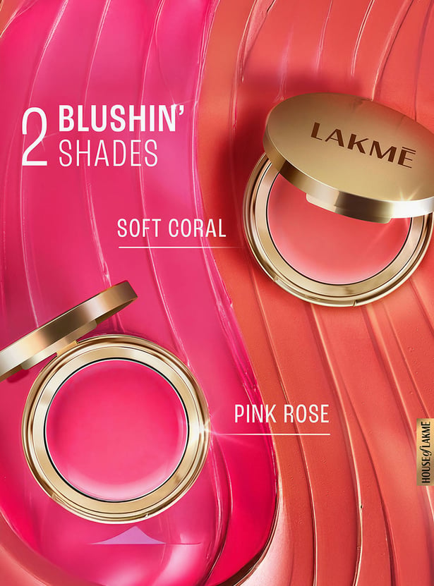 LAKME 9 to 5 Powerplay Velvet Creme Blush - Soft Coral - 9g