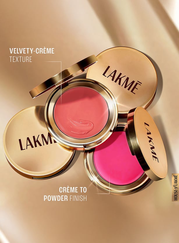 LAKME 9 to 5 Powerplay Velvet Creme Blush - Soft Coral - 9g