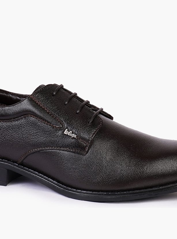 LEE COOPER Leather Derby Shoes