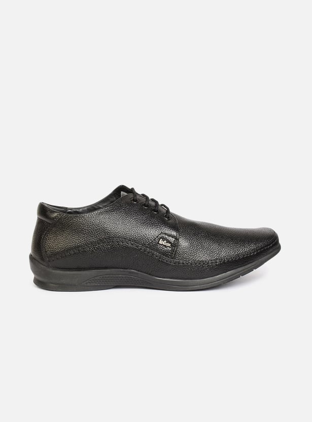 LEE COOPER Men Leather Derby Shoes