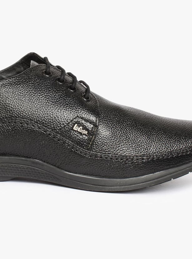 LEE COOPER Men Leather Derby Shoes