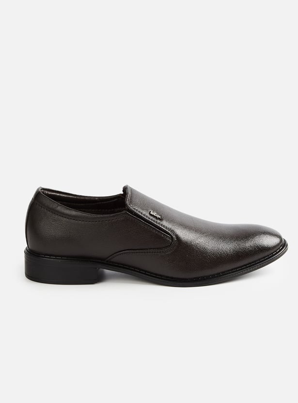 LEE COOPER Textured Leather Loafers