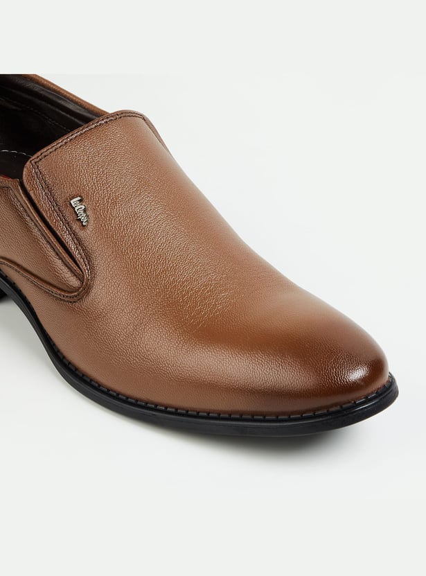 LEE COOPER Textured Leather Loafers