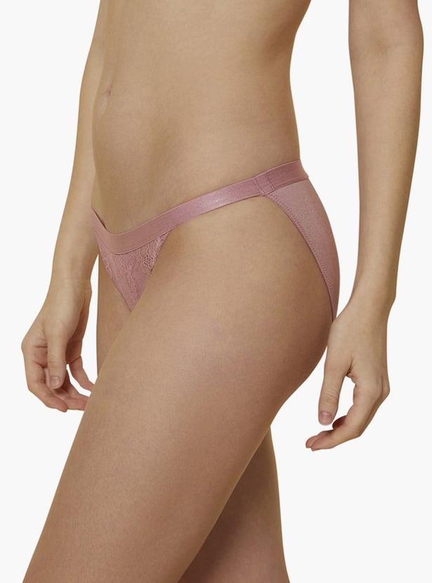 TRIUMPH Floral Lace Thong Panties
