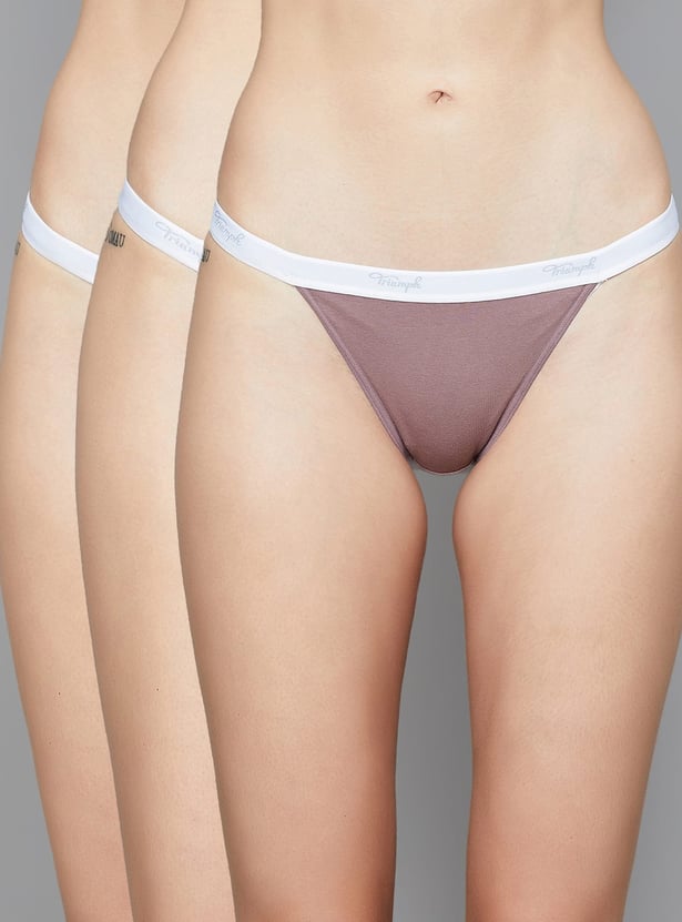 TRIUMPH Stretty 141 Tanga Bikini Panties - Pack of 3